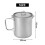 Utomhus titangryta, kopp, mugg, kastruller, bordsservis – camping 9