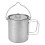 Utomhus titangryta, kopp, mugg, kastruller, bordsservis – camping 1