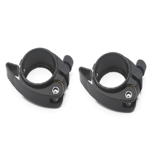2Pcs Folding Bicycle Seat Pipe Clamp with Quick Re