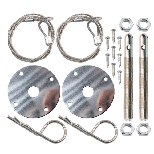 Haubenstift-Set für Auto, Stiftplatten-Verriegelungsclip-Set, Un