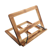 Opvouwbare receptenboekstandaard, houten frame leesboek