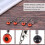 100X Fast Bead Swivel Safety Carabiner Float Adapt 7