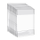 Suportes para placas de acrílico transparente de 8,5 x 11 polegadas com suporte duplo 1