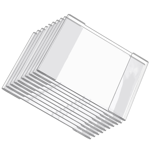 Suportes para placas de acrílico transparente de 8,5 x 11 polegadas com suporte duplo 2