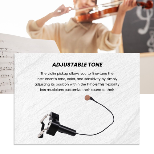 Pickup pentru vioară electroacustic de înaltă calitate – accesoriu 2