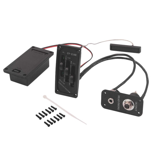 Elektrische viool pickup piezo preamp accessoire met