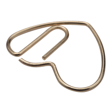 100 stuks kleine paperclips in de vorm van een hartje