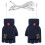 USB Electric Heated Gloves Double-Sided Heating Mi 2