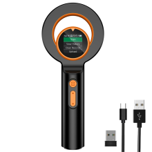 Bluetooth-Mikrochip-Lesegerät für Haustiere, 3-in-1 (2,4 GHz Kabel