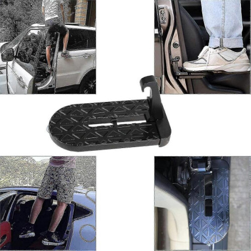 Car Door Step Foldable Roof Rack Door Step Up On Door Latchblack1pcs 2