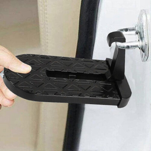 Car Door Step Foldable Roof Rack Door Step Up On Door Latchblack1pcs 1