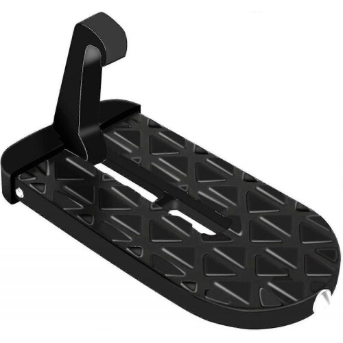 Car Door Step Foldable Roof Rack Door Step Up On Door Latchblack1pcs