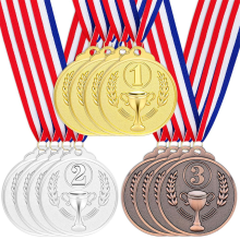 12 kpl palkintomitaleja kultaa, hopeaa, pronssia, voittaja 1. sija 2. sija