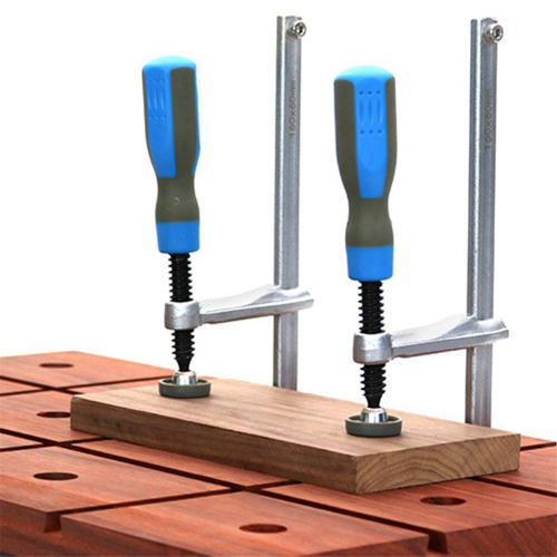 Serre-joint à queue d'aronde avec poignée en plastique pour menuiserie 160 x 60 mm