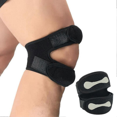 (Blue) Adjustable Knee Support Brace Pain Relief Patella Running Protector Guard 1