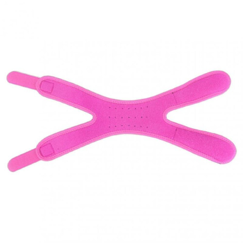 (Pink) Adjustable Knee Support Brace Pain Relief Patella Running Protector Guard