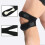 (Grey) Adjustable Knee Support Brace Pain Relief Patella Running Protector Guard 3