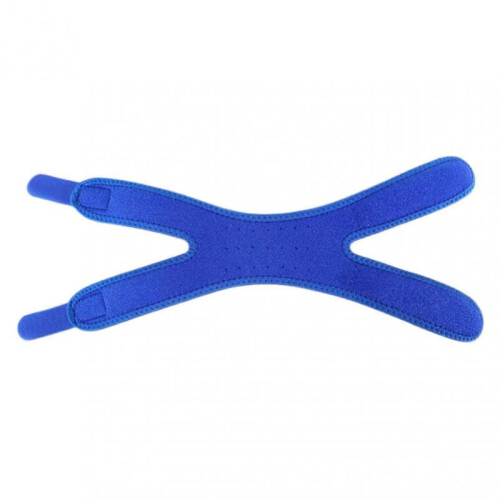 (Blue) Adjustable Knee Support Brace Pain Relief Patella Running Protector Guard
