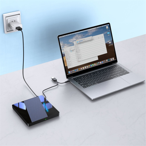 7 σε 1 USB 3.0 τύπου-C εξωτερικός οπτικός δίσκος CD/DVD RW 1