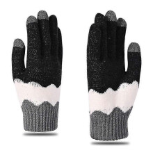 (Gray) Cold-proof Fashion Warm Knit Gloves