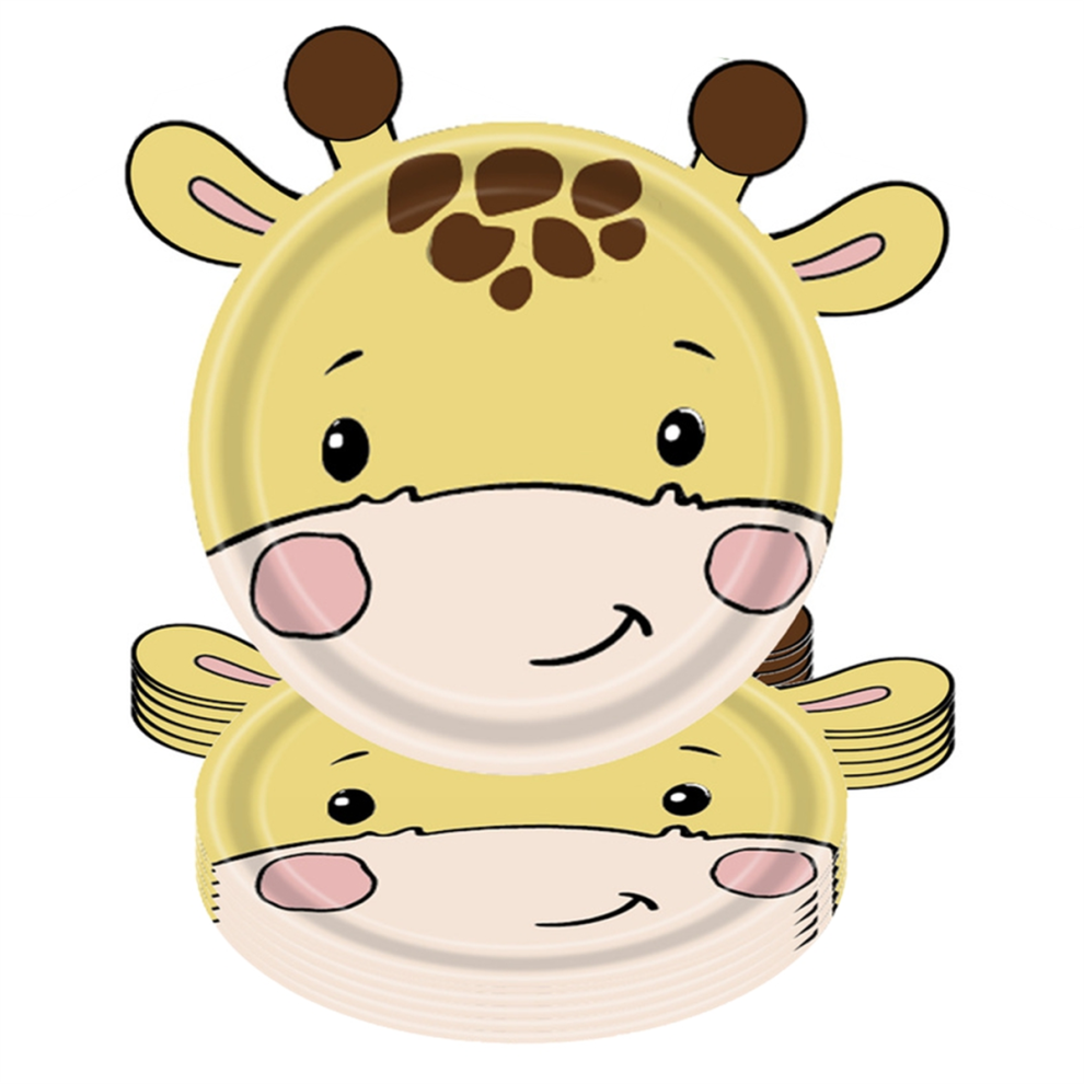 Piatti Di Carta Usa E Getta A Tema Animali Della Giungla