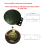 White Waterproof Mini Speaker Amplifier Microphone 6