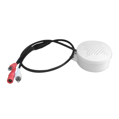 White Waterproof Mini Speaker Amplifier Microphone 1