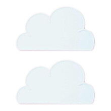 (White) Kids Placemat - Silicone Cloud Shape Placemat Non Slip Placemat For Baby Toddlers,reusable Placemats