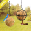 6 Stück Ball-Vogelfutterspender, Talg-Metall-Hängefutterspender 7