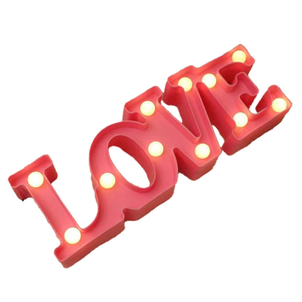 Lampada Con Lettera D'amore, Decorazione Romantica A Sorpresa Inglese