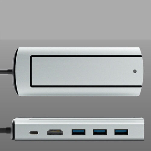 6-i-1 dockingstation PD og USB 3.0 3 og SSD-kompatibel 2