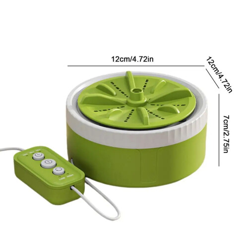 Portable Turbine Washer Small Washing Machine Fold 2