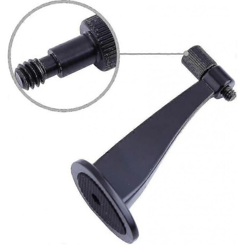 Binoculars Tripod Mount Adapter, Tripod Adapter for Binoculars, Black Durable Metal Binocular Adapter, Mount Tripods Bracket for Binocular Telescopebl 2