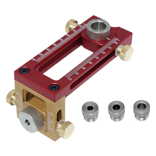 2 σε 1 Οδηγός Διάτρησης και Οδηγός Οπών (Doweling Jig) για Κρεβάτι και Ντουλάπα 1