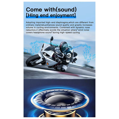 Fones de ouvido para capacete de motocicleta LX5 Mesh Intercom para 2
