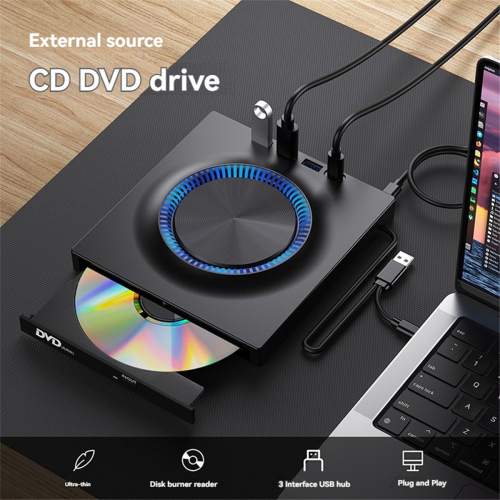 USB ekstern optisk drev – bærbar CD/DVD-afspiller 2