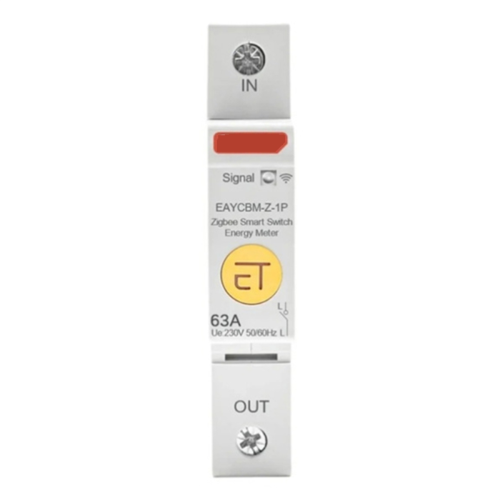 1P TUYA APP Zigbee Ochronnik Pomiarowy Energii Inteligentnej
