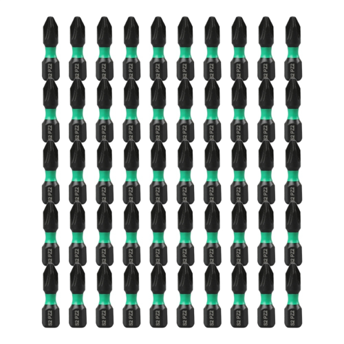 50 stuks 25 mm PZ2 S2 schroevendraaierbitsets van gelegeerd staal 1