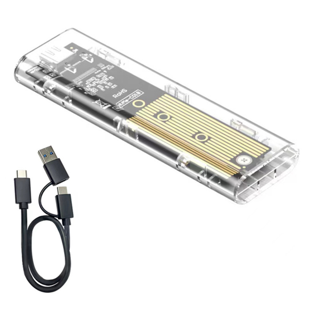 Photos - Drive Case M2 SSD Enclosure M.2 NVMe+NGFF Dual Protocol USB 3