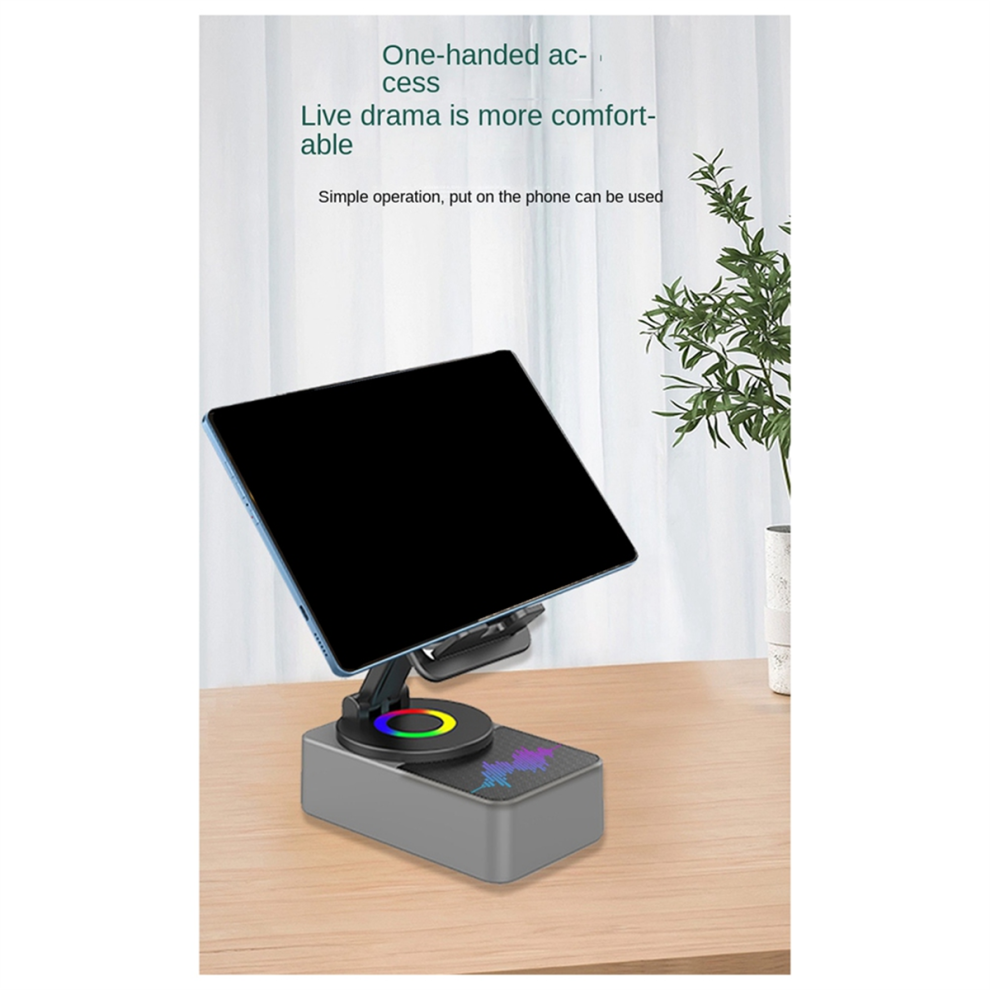 Optillen En Roteren Van Een Drie-In-ééN Mobiele Telefoonhouder-image