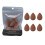 (Coffee) Micro Mini Make Up Beauty Sponge Blender For Powder Foundation Application 6pcs 1