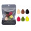 (Mixed colours) Micro Mini Make Up Beauty Sponge Blender For Powder Foundation Application 6pcs 1