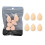 (Nude) Micro Mini Make Up Beauty Sponge Blender For Powder Foundation Application 6pcs 1