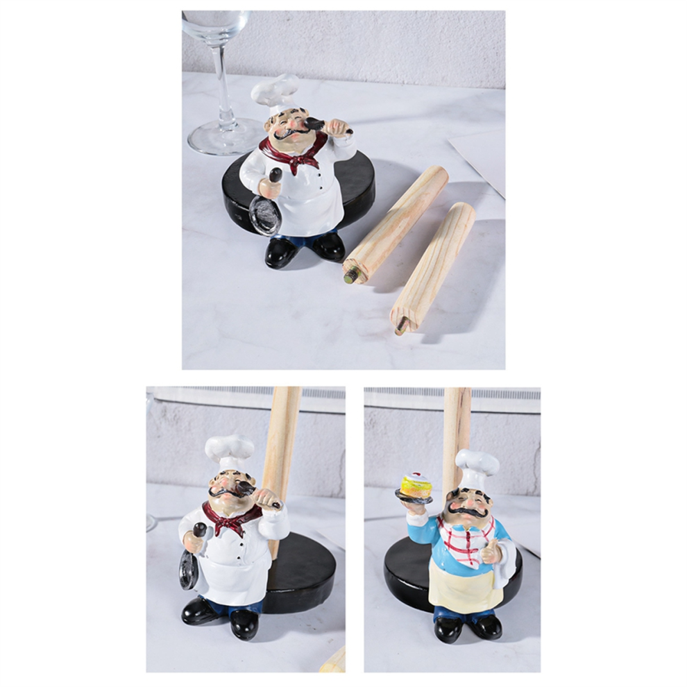 Keukenrolhouder Chef Ornamenten Europese Keuken-image