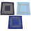 3 Bandanas Man And 57 X 57 Cm Royal Blue + + Navy Blue 2