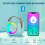 Máquina de karaoke, altavoz Bluetooth portátil con 2 5
