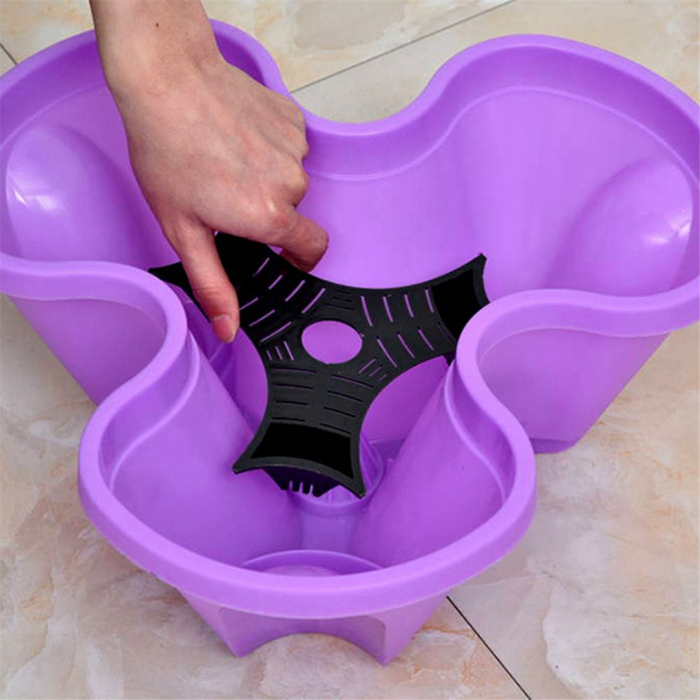 Vasi Da Piantagione Tridimensionali Impilabili Verticali