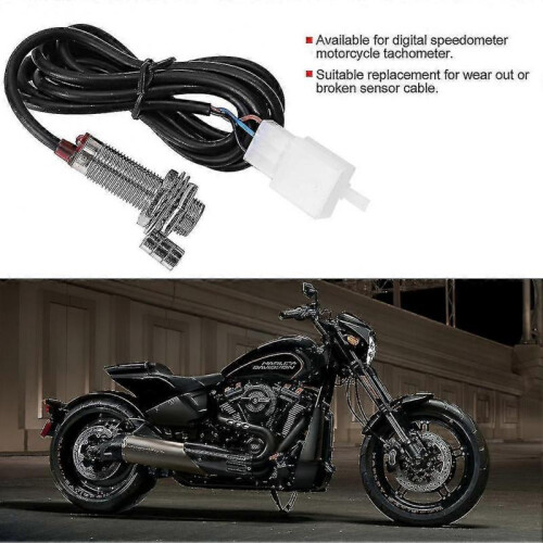 Odometer Sensor Cable with 3 Magnet for Digital Speedometer Motorcycle Tachometer 2