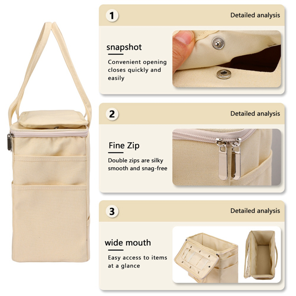 Borsa Per Cucire, Per Lavorare A Maglia, Per Filati, Per Riporre Lana, Per Uncinetto