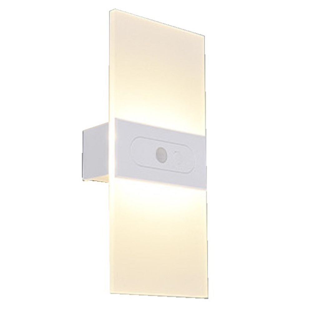 Lampada Da Parete Ricaricabile Senza Trapano, Luce Notturna Da Comodino